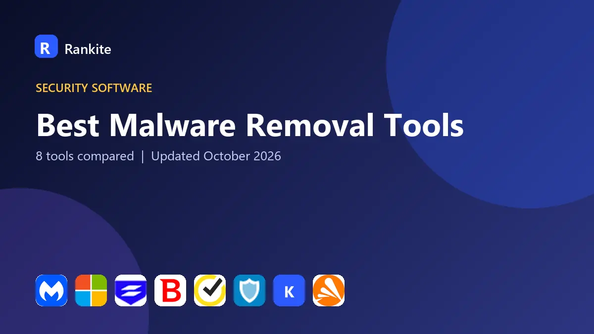 Best Malware Removal Tools in 2026: 8 Tools Compared