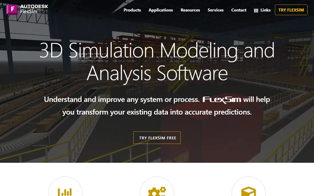 FlexSim homepage