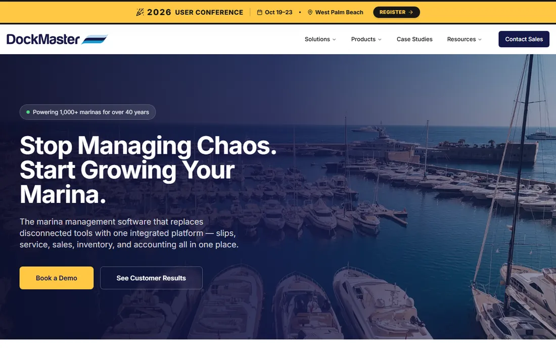 DockMaster homepage