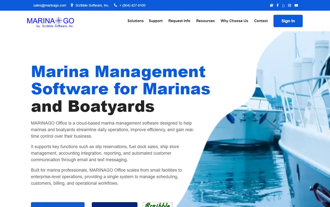 Marinago homepage