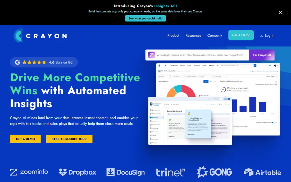 Crayon homepage