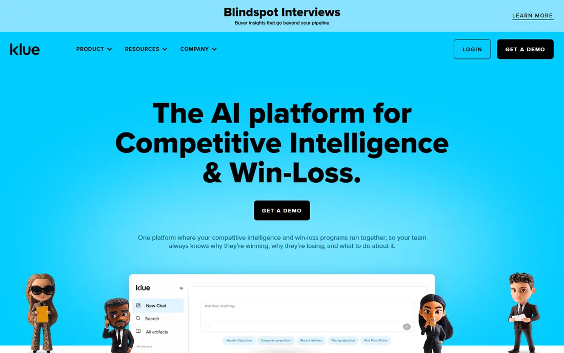 Klue homepage