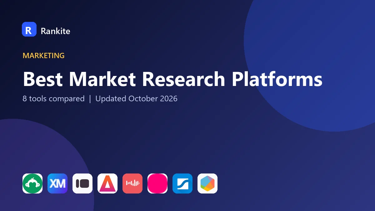Best Market Research Platforms in 2026: 8 Tools Compared