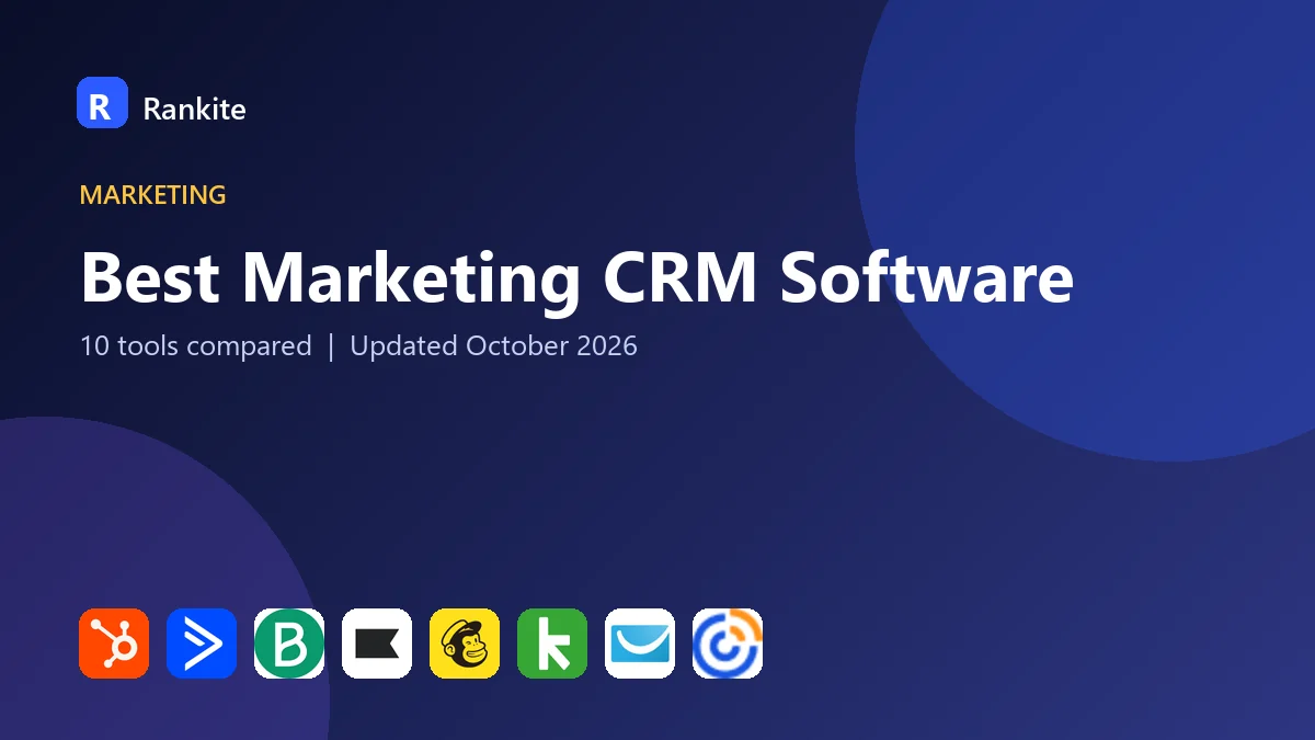 Best Marketing CRM Software in 2026: 10 Tools Compared