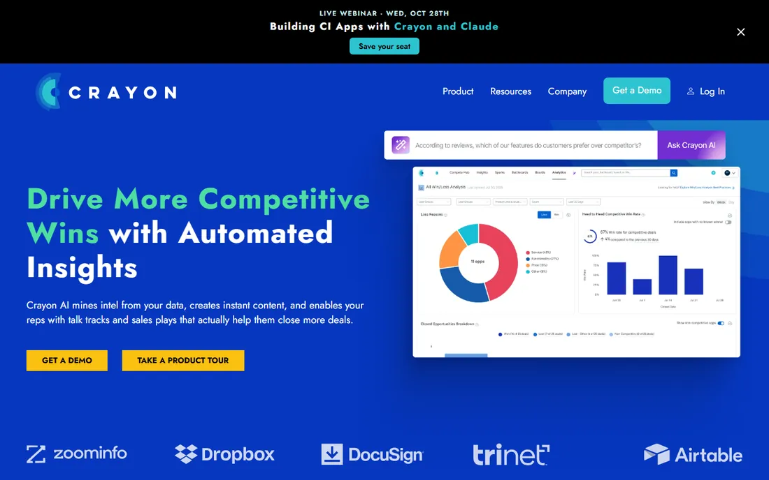 Crayon homepage