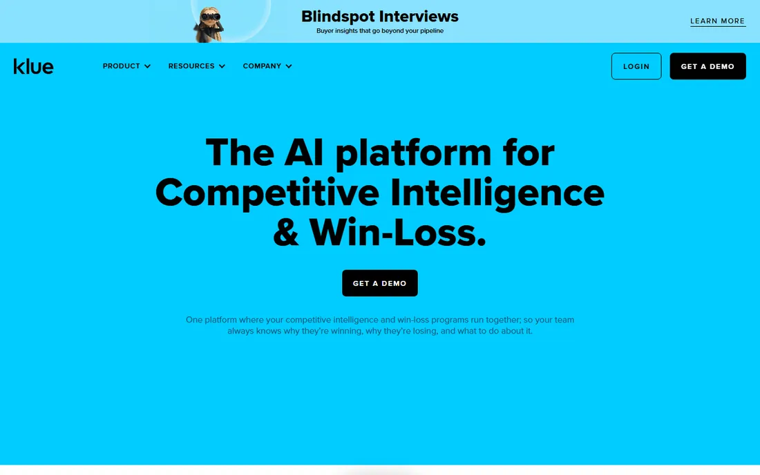 Klue homepage