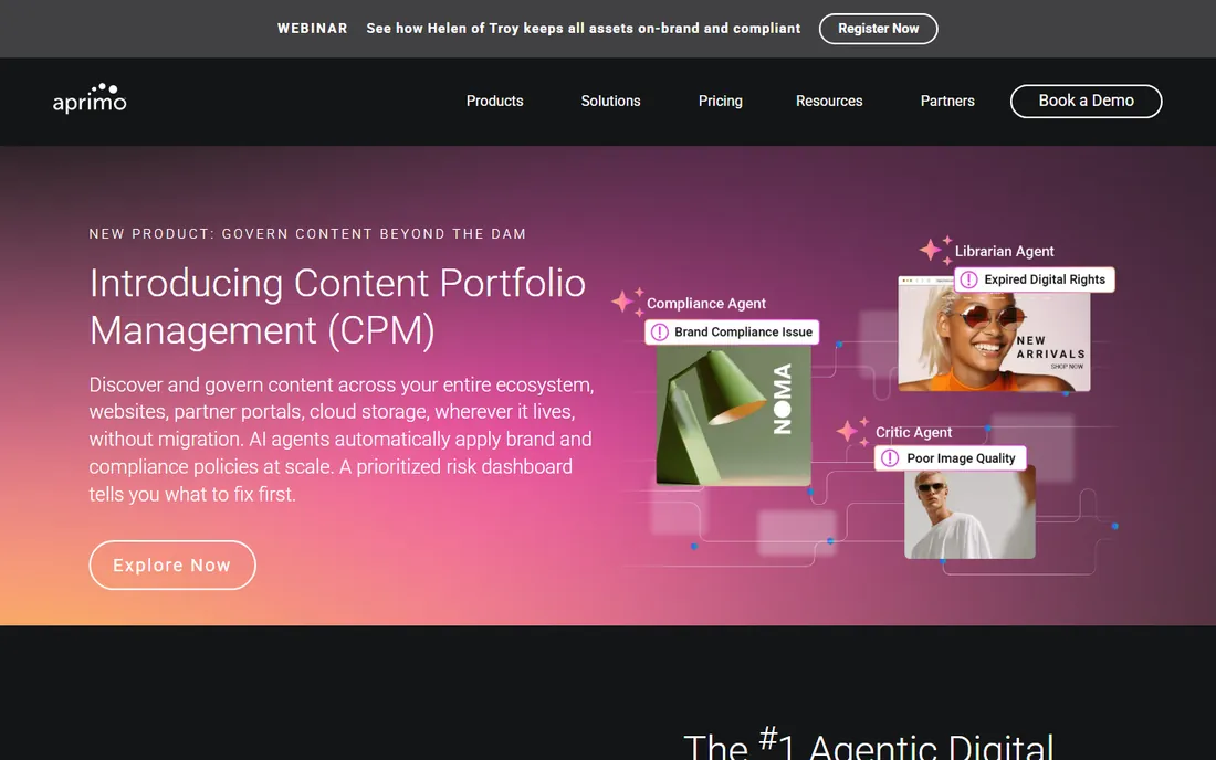 Aprimo (Aprimo Plan) homepage