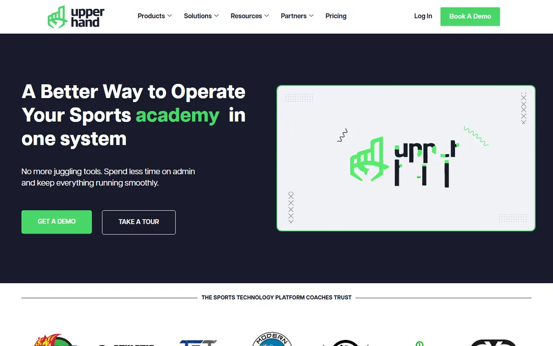 Upper Hand homepage