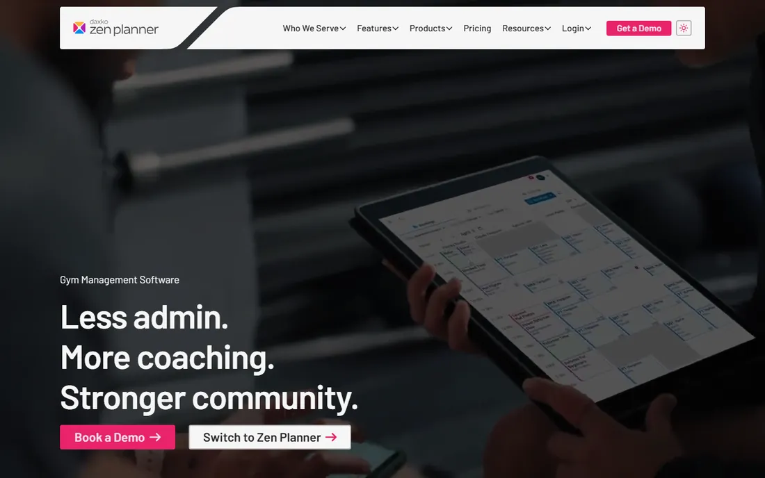 Zen Planner homepage