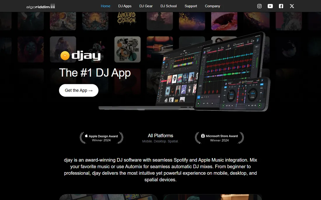 djay homepage