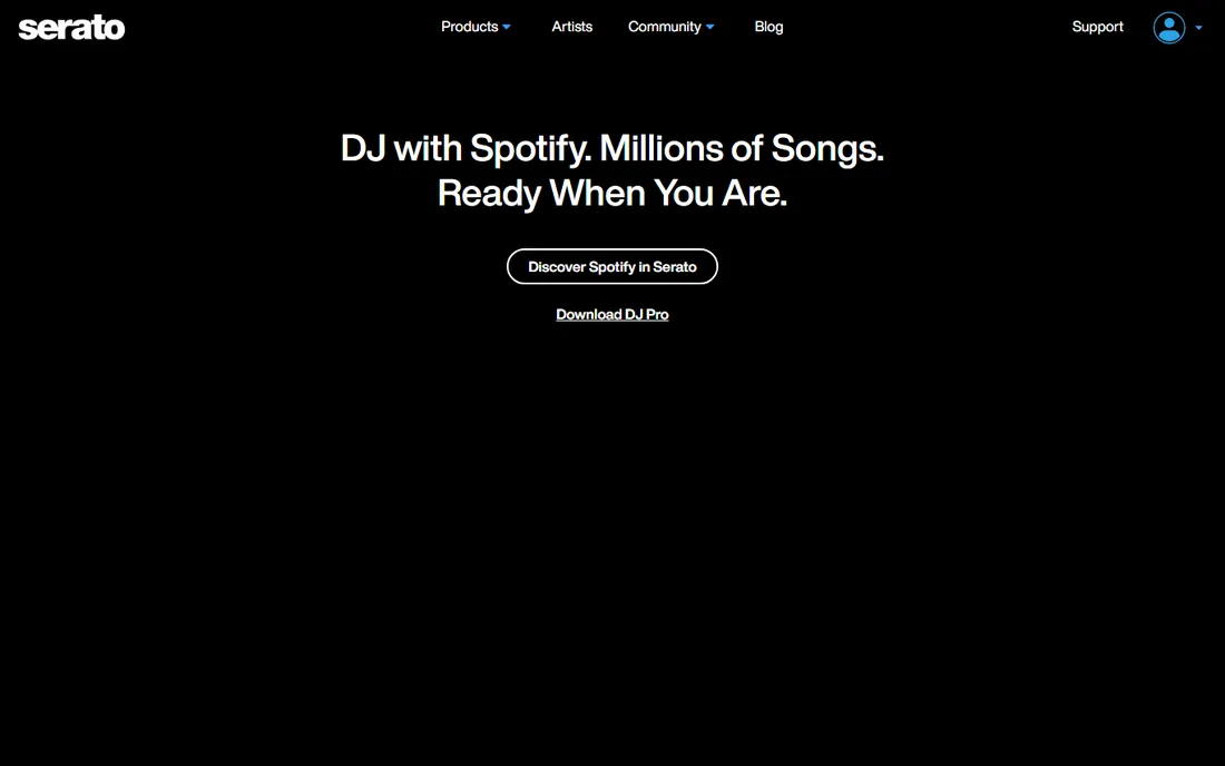 Serato DJ homepage