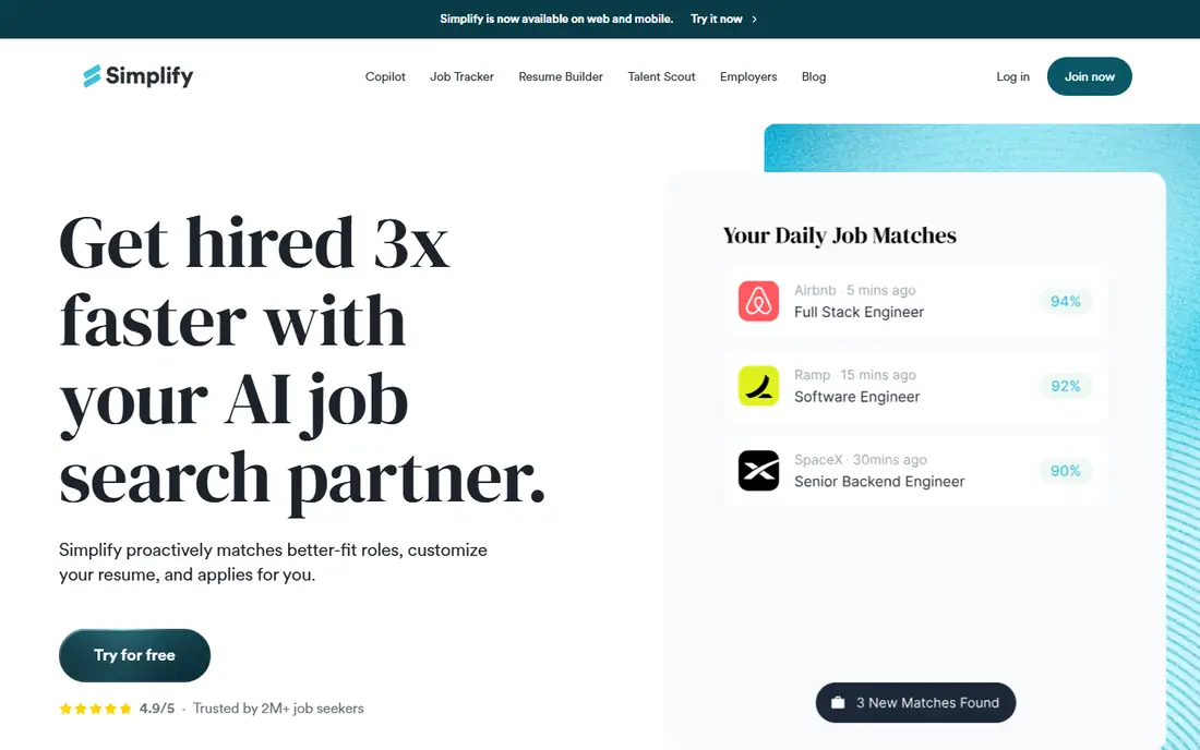 Simplify homepage