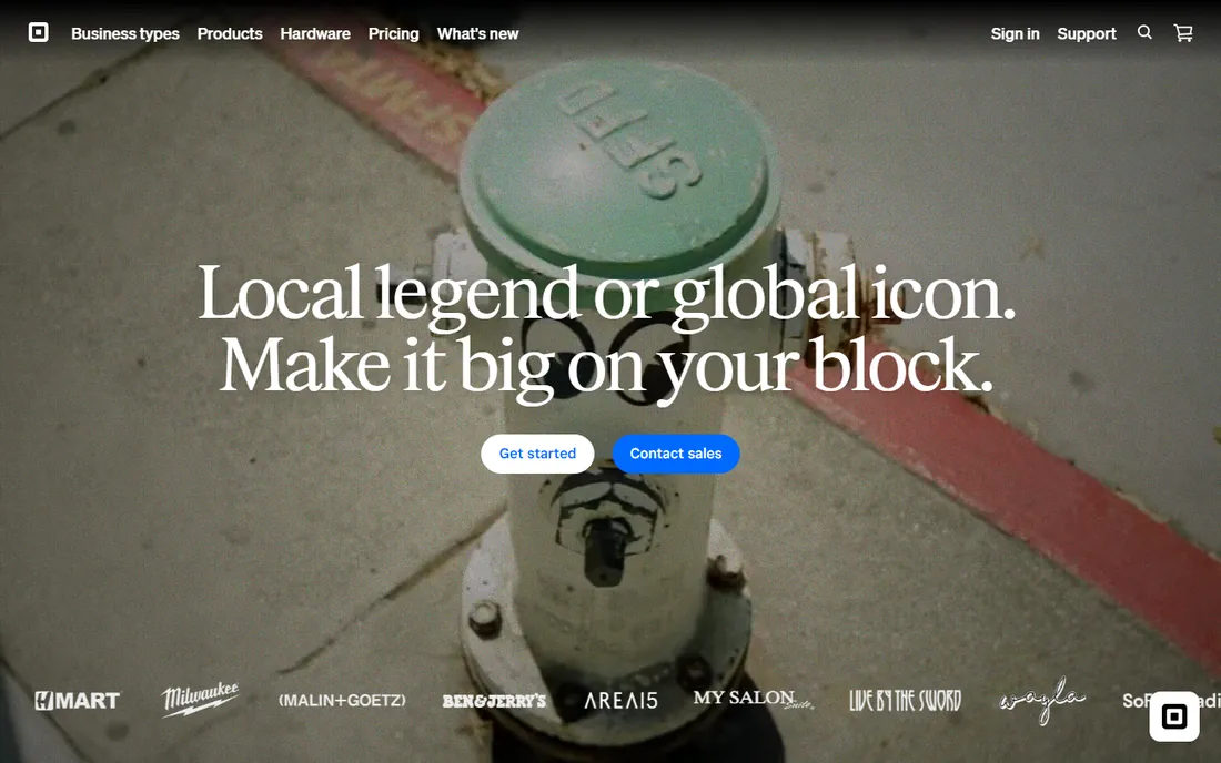 Square Appointments homepage
