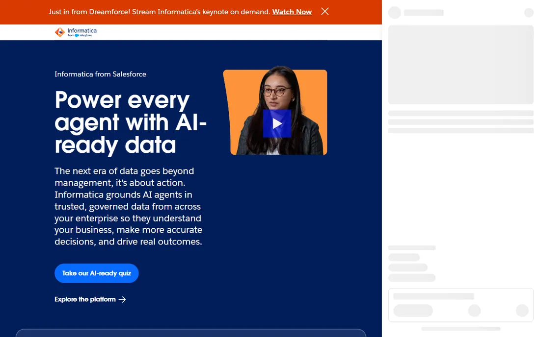 Informatica homepage