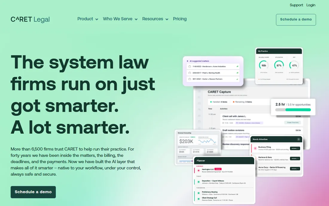 CARET Legal homepage