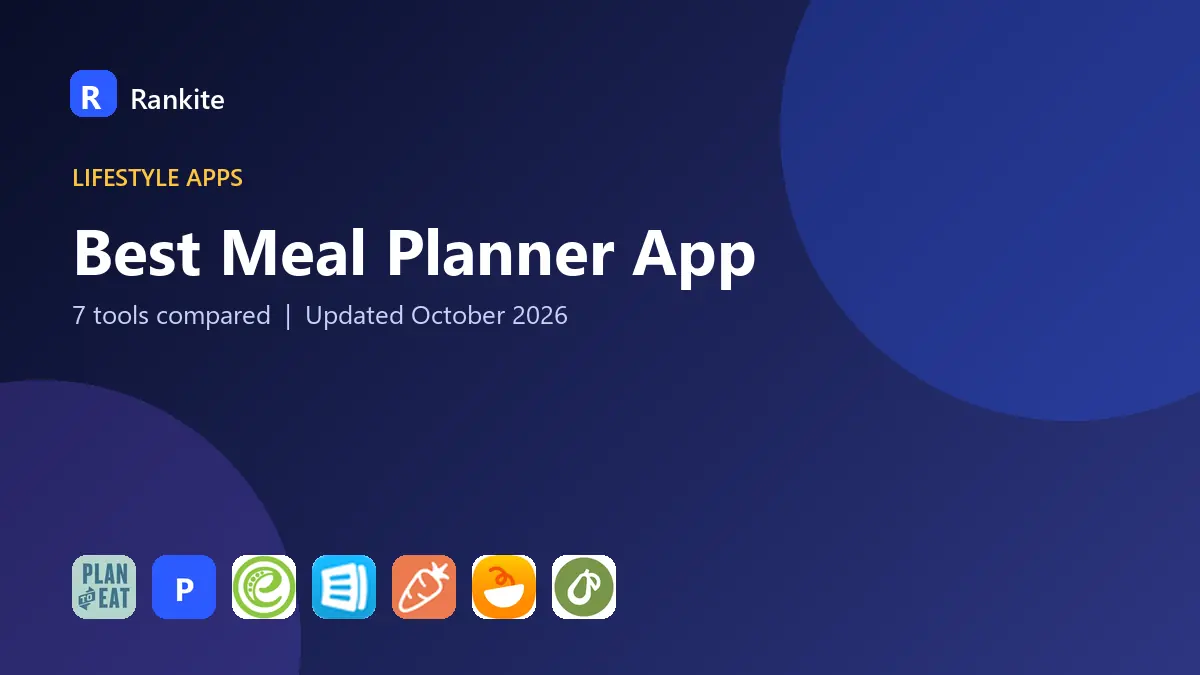 Best Meal Planner App in 2026: 7 Tools Compared