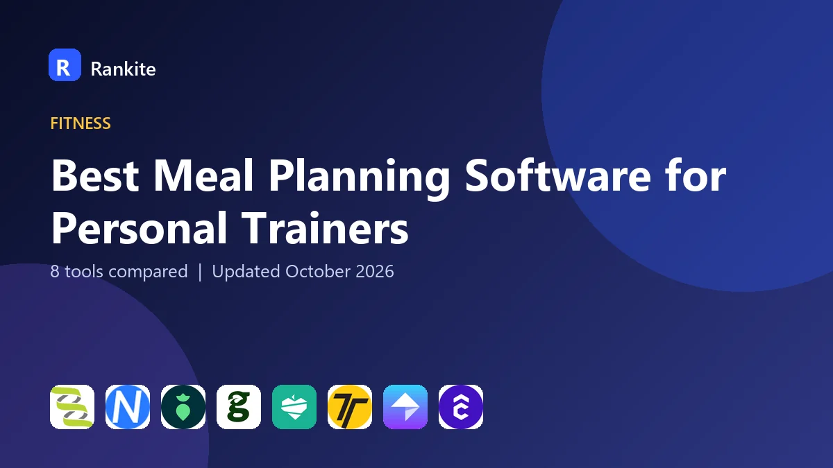 Best Meal Planning Software for Personal Trainers in 2026: 8 Tools