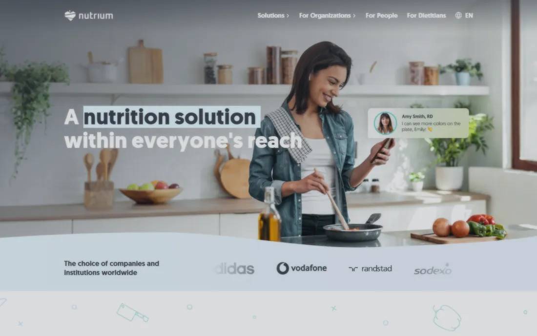 Nutrium homepage
