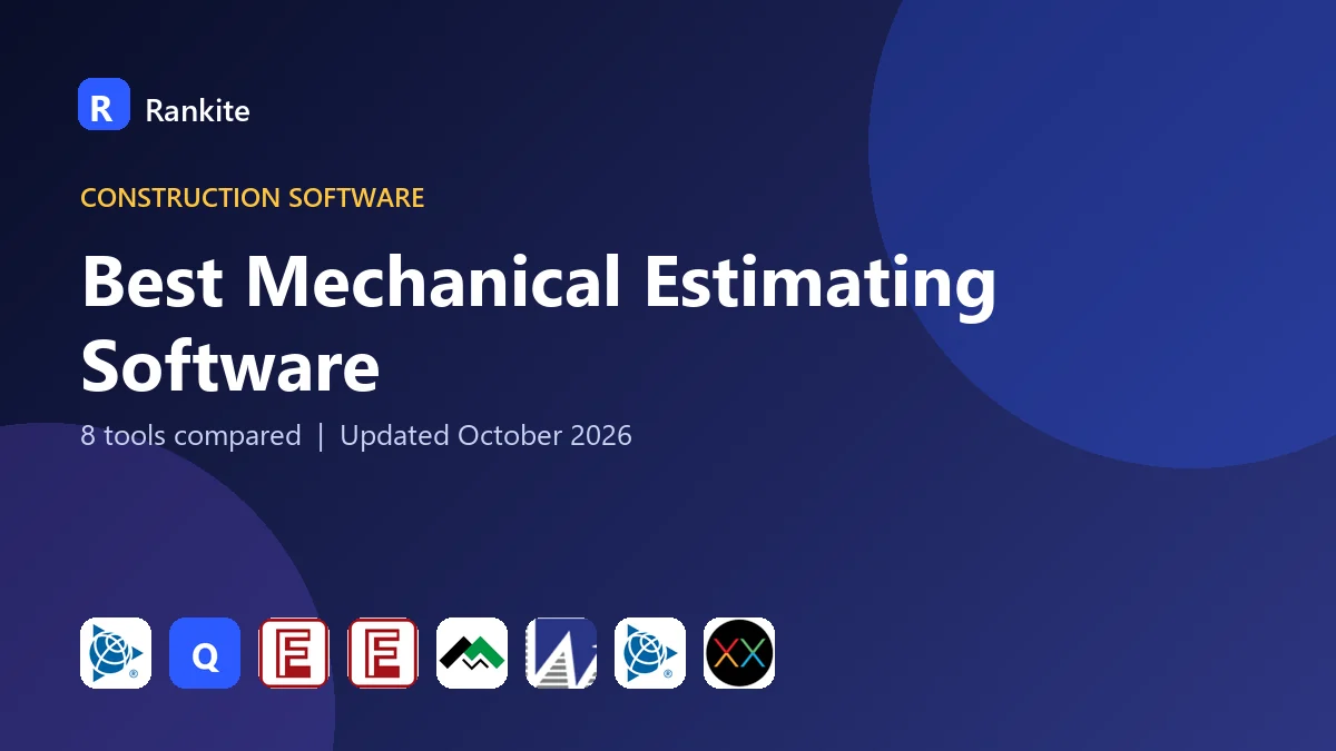 Best Mechanical Estimating Software in 2026: 8 Tools Compared