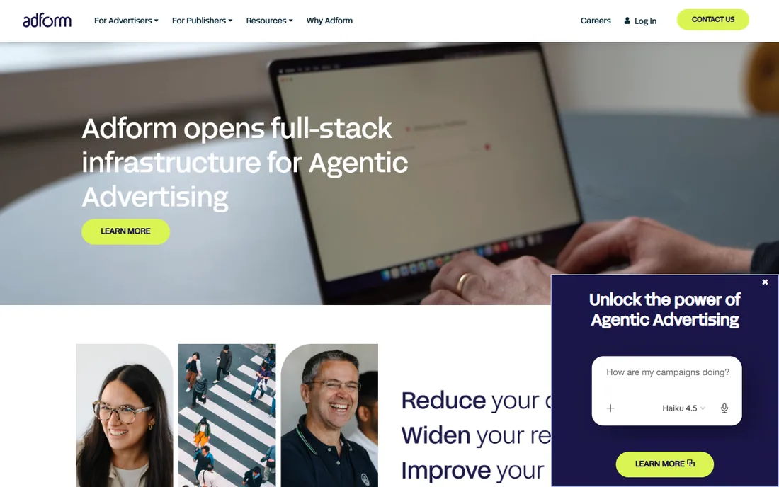 Adform homepage