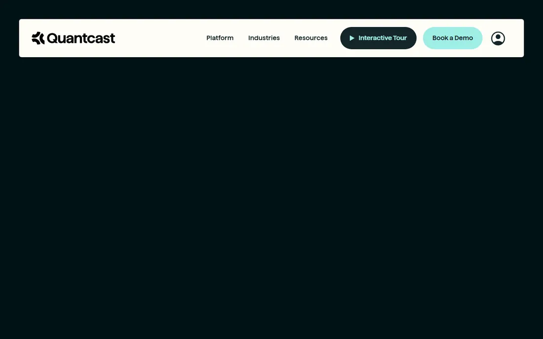 Quantcast homepage