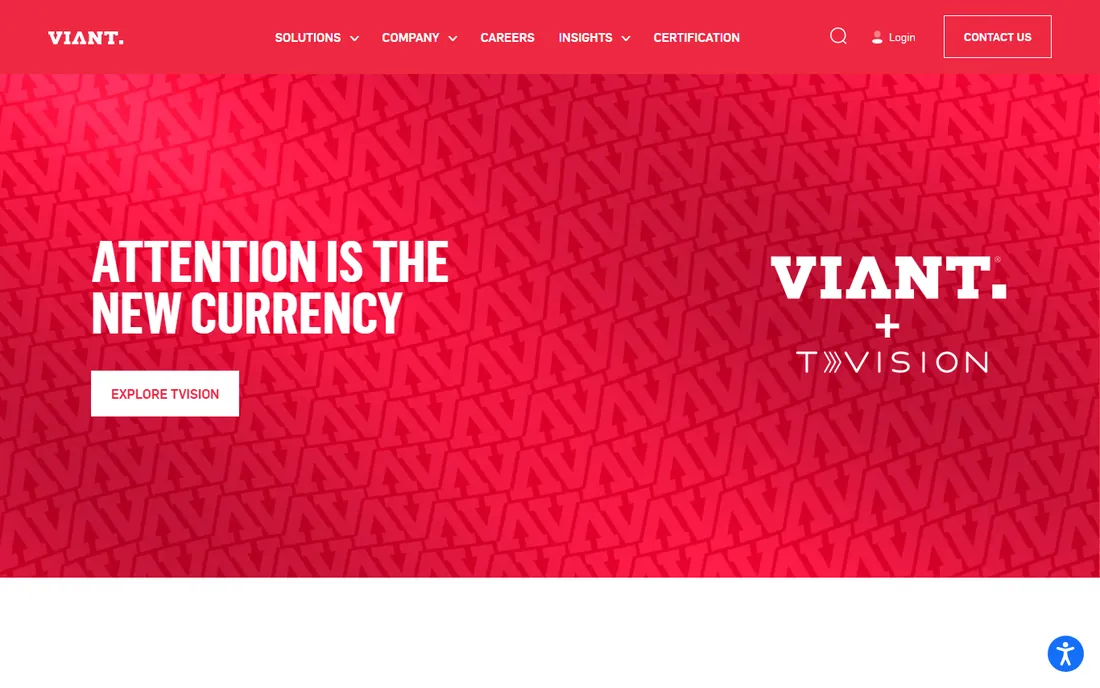 Viant homepage