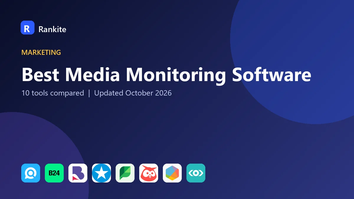 Best Media Monitoring Software in 2026: 10 Tools Compared