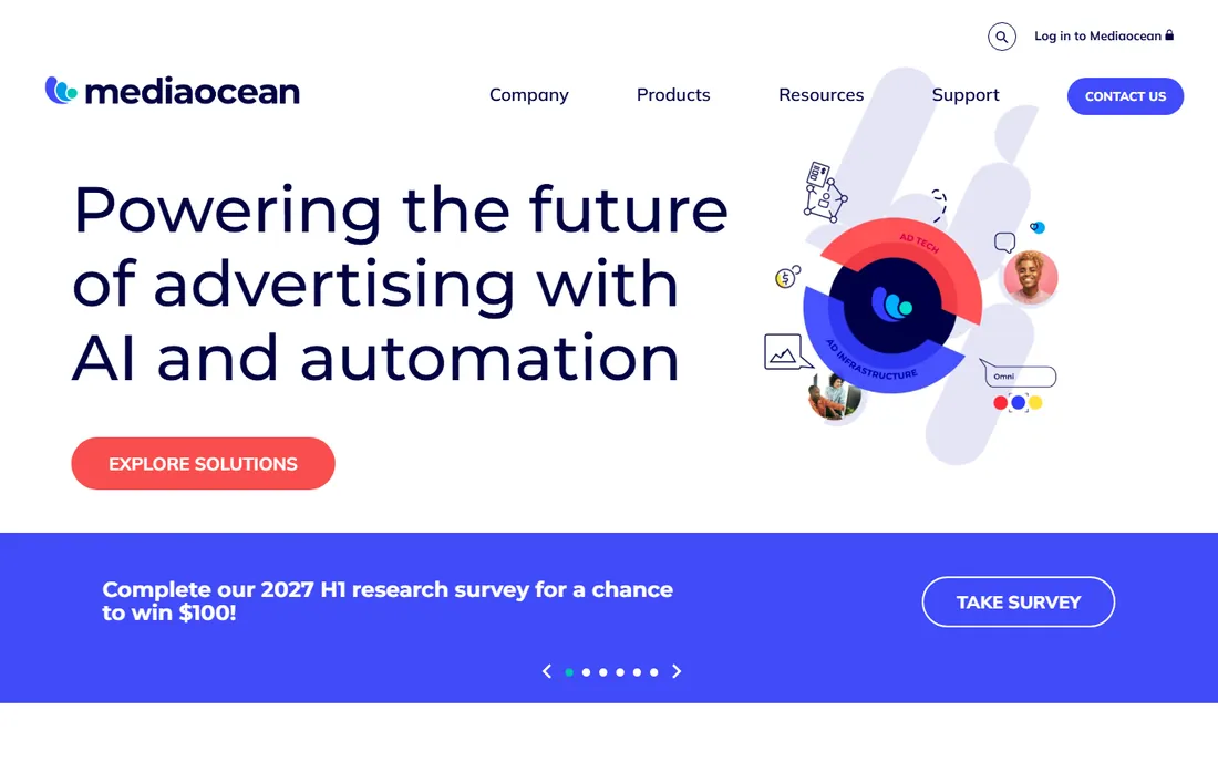 Mediaocean homepage