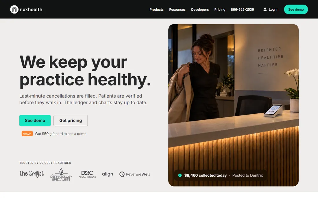 NexHealth homepage