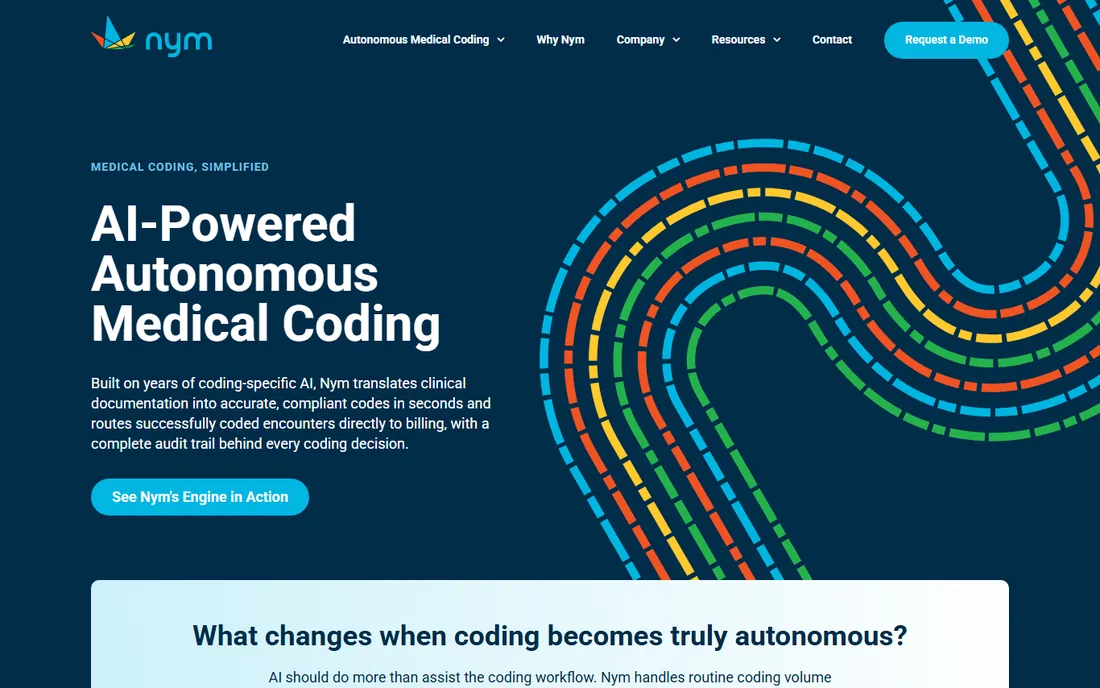 Nym homepage