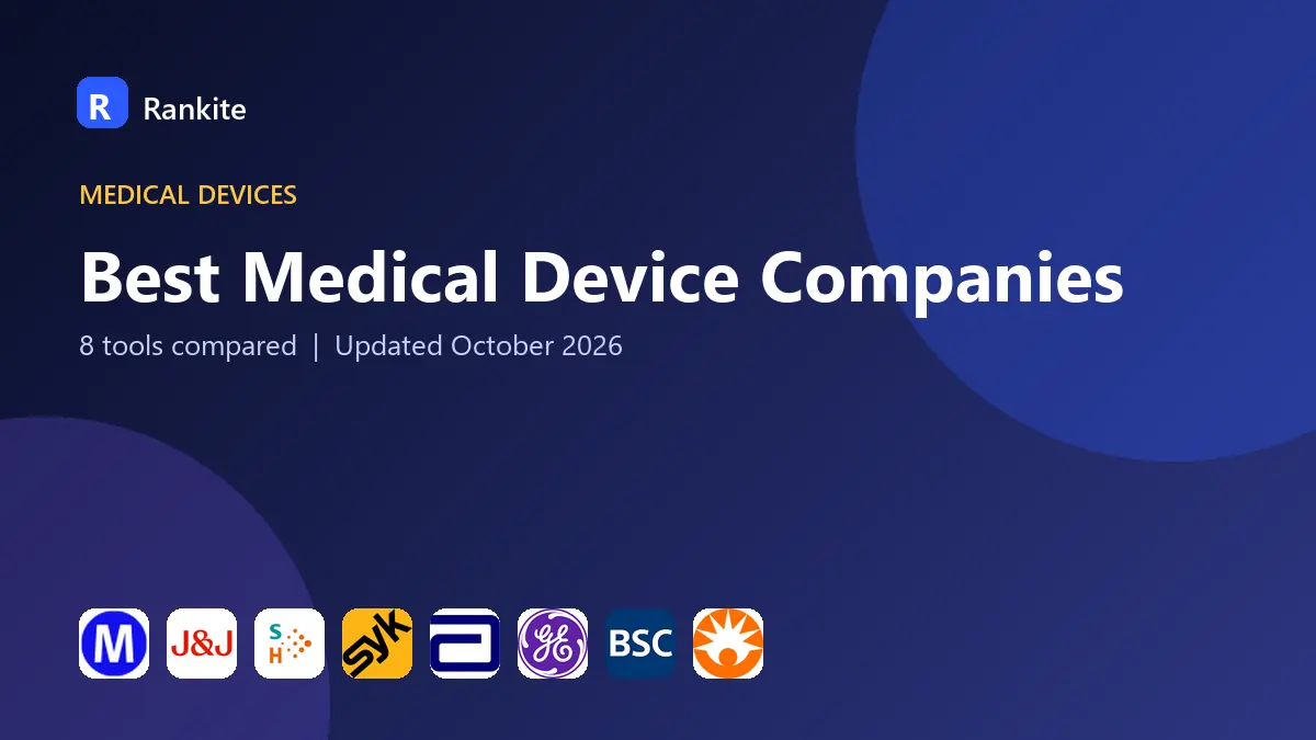 Best Medical Device Companies in 2026: 8 Tools Compared