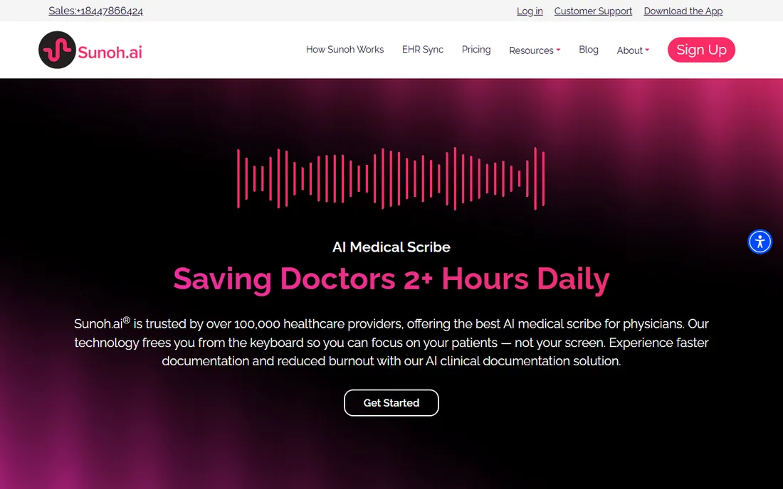 Sunoh.ai homepage
