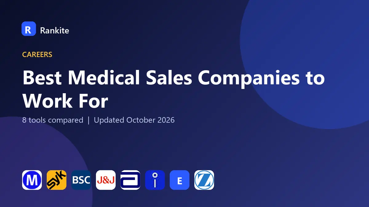 Best Medical Sales Companies to Work For in 2026: 8 Employers Compared