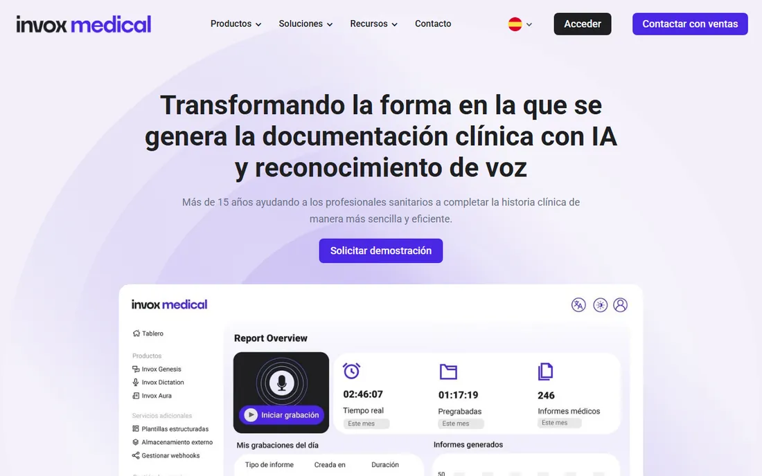 INVOX Medical homepage