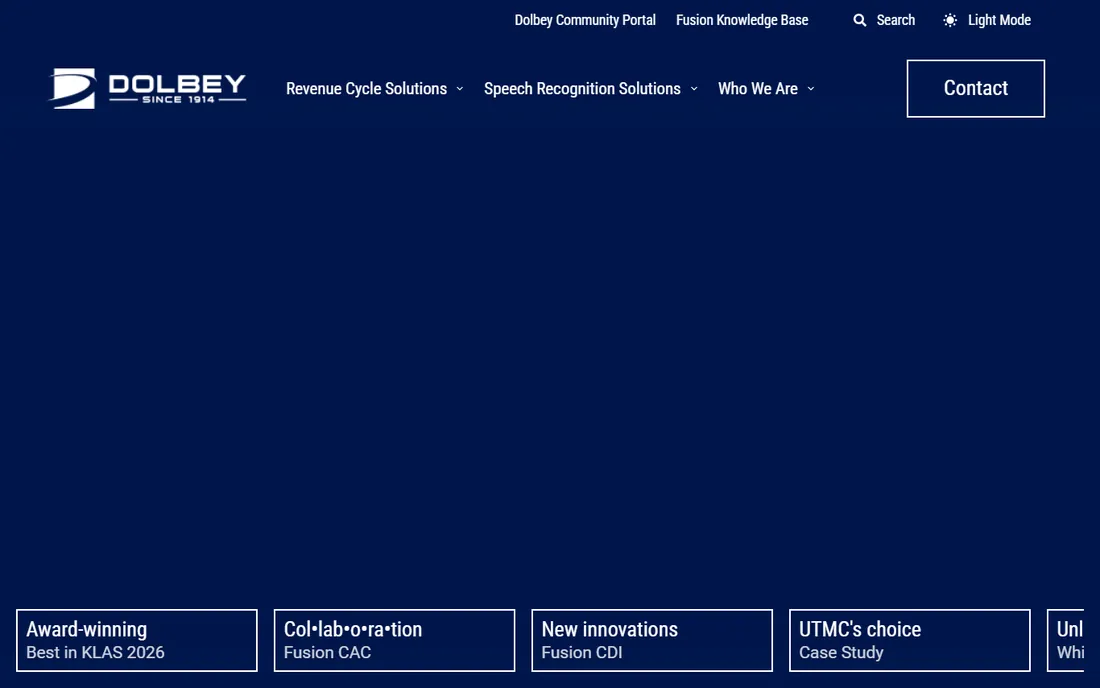 Dolbey homepage