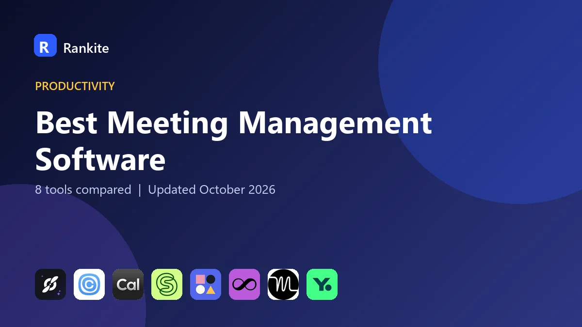 Best Meeting Management Software in 2026: 8 Tools Compared
