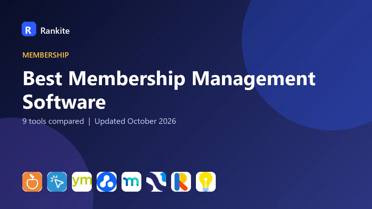 Best Membership Management Software in 2026: 9 Tools Compared