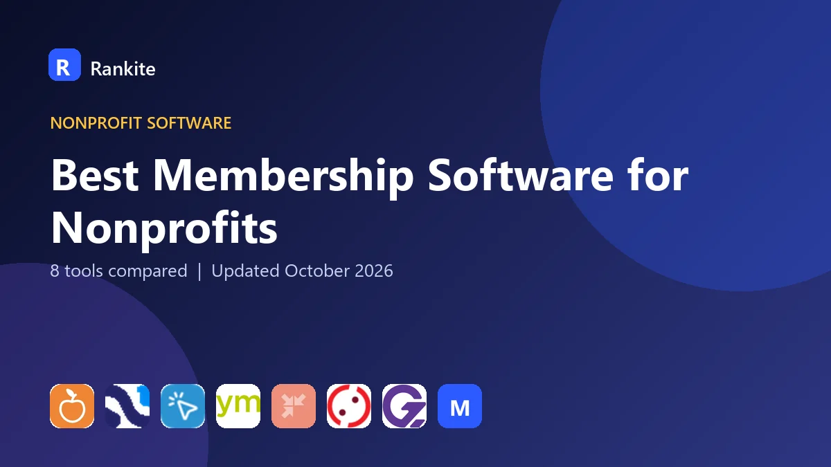 Best Membership Software for Nonprofits in 2026: 8 Tools Compared