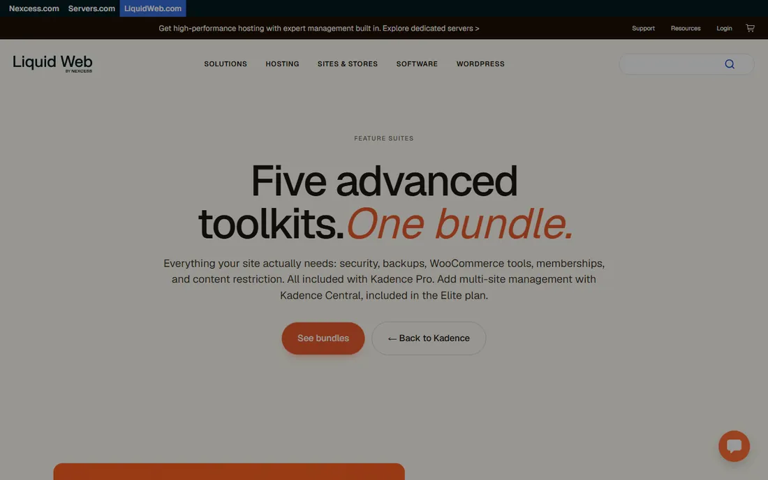 Kadence Memberships homepage