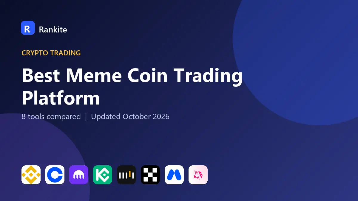 Best Meme Coin Trading Platform in 2026: 8 Tools Compared