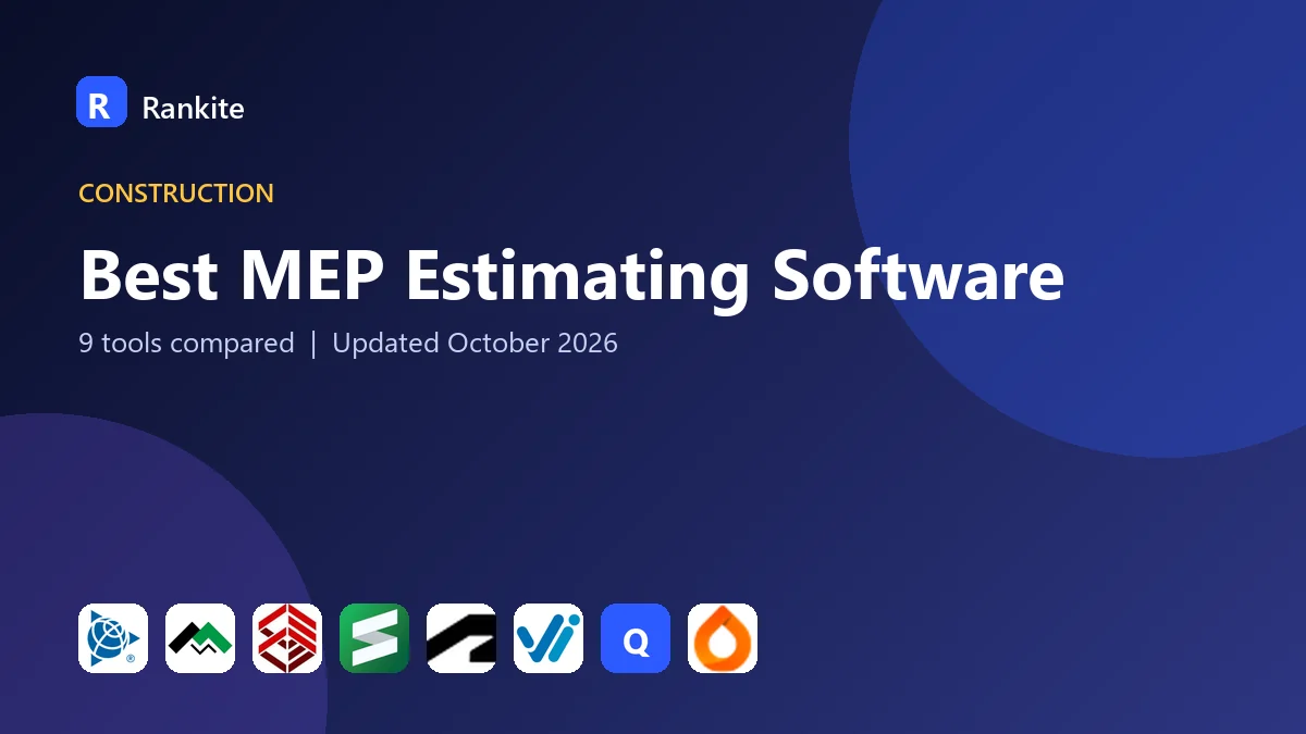 Best MEP Estimating Software in 2026: 9 Tools Compared
