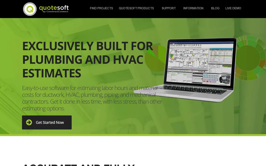 QuoteSoft homepage