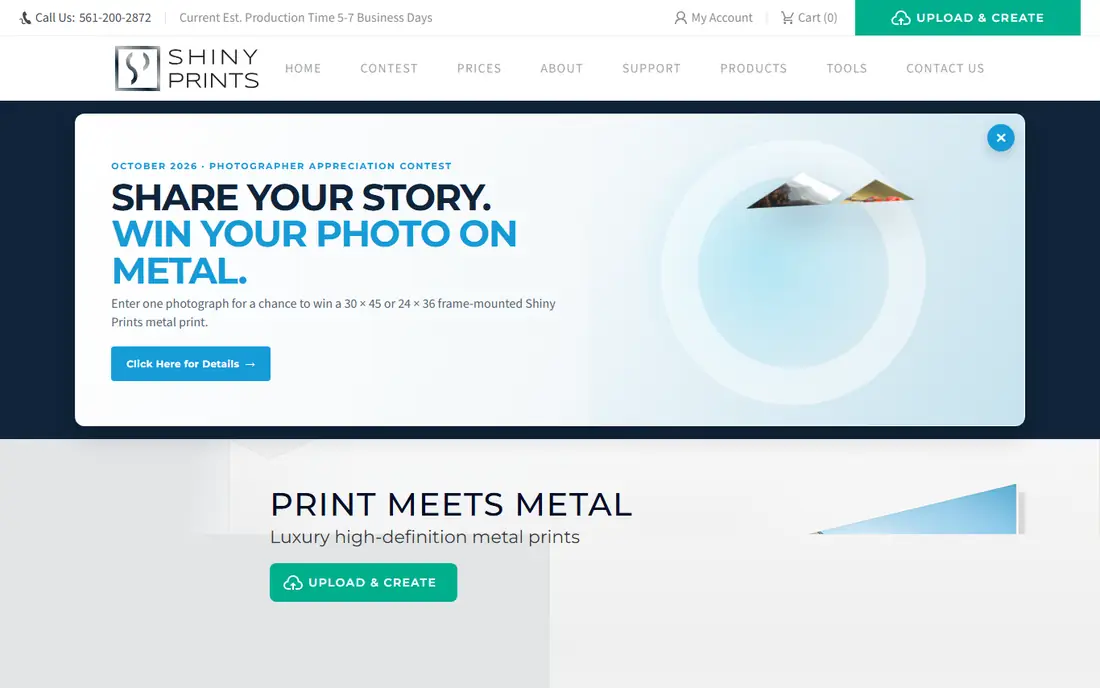 Shiny Prints homepage