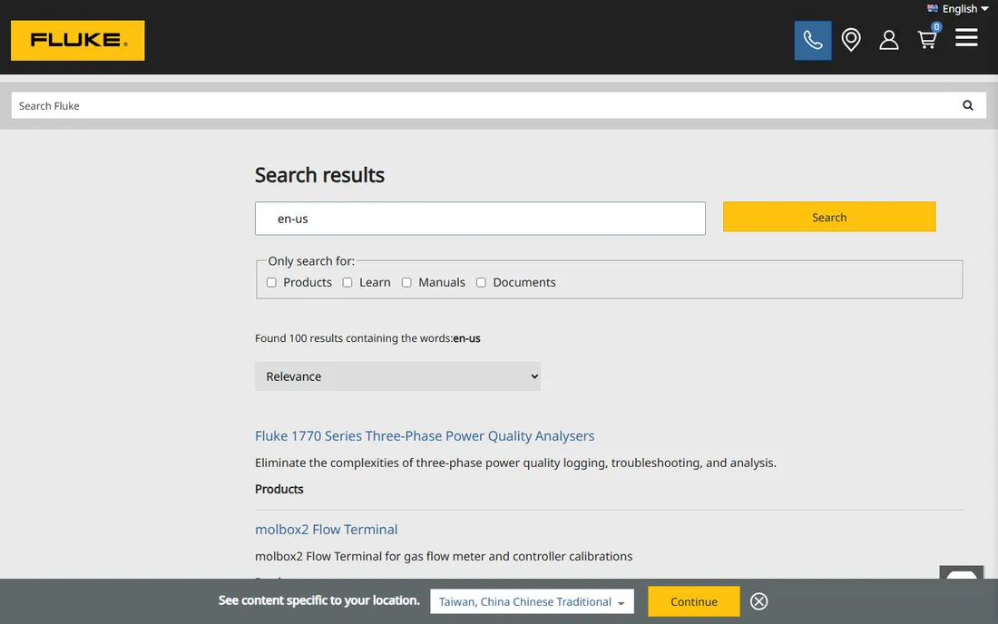 Fluke MET/CAL homepage