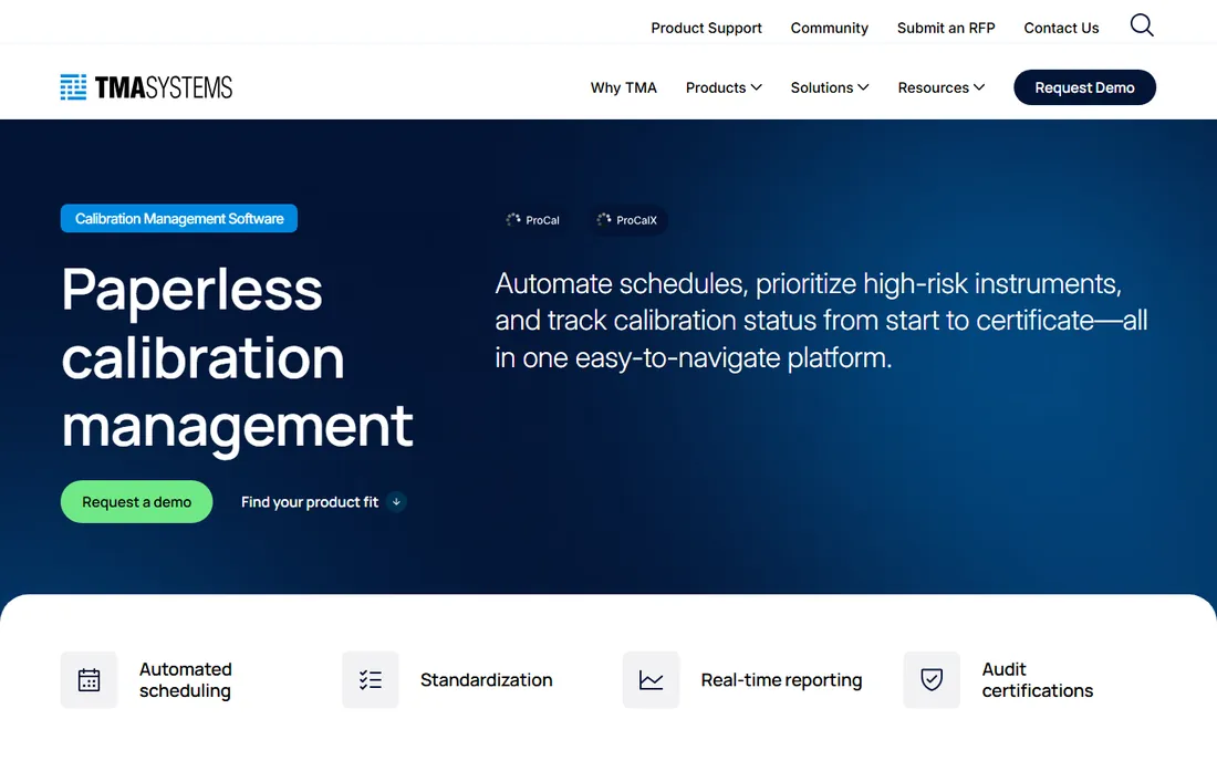 ProCal homepage
