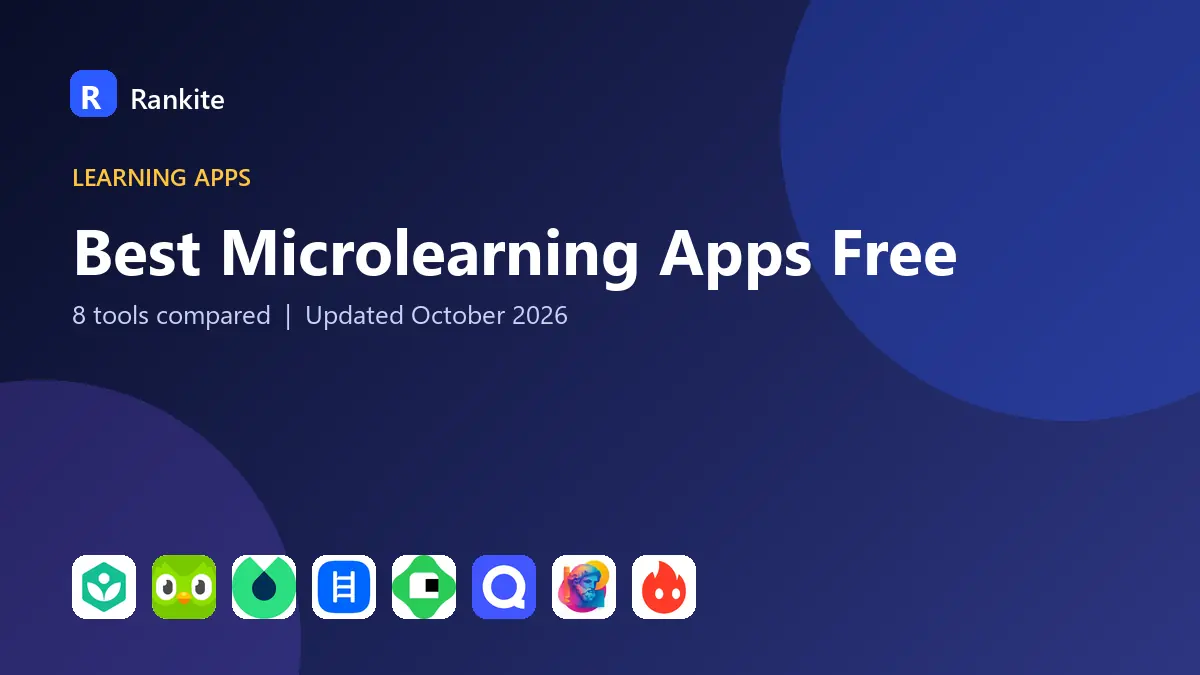 Best Microlearning Apps Free in 2026: 8 Apps Compared