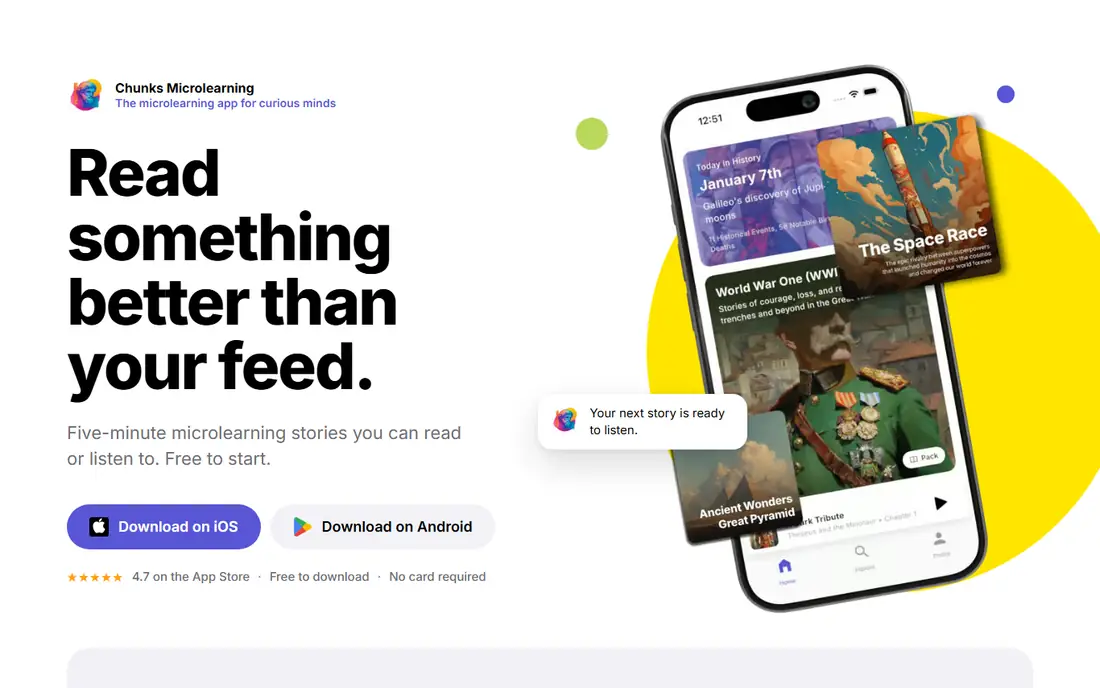 Chunks homepage