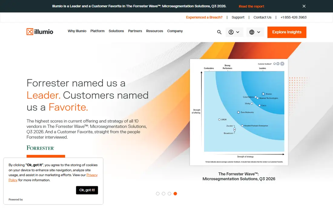 Illumio homepage