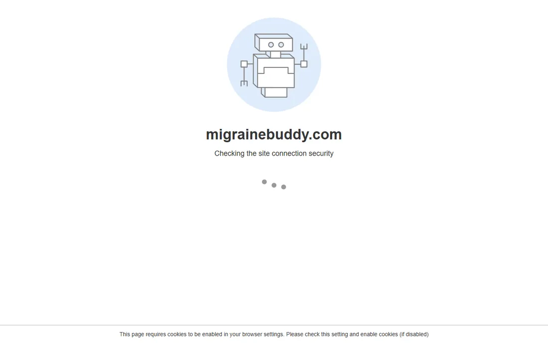 Migraine Buddy homepage