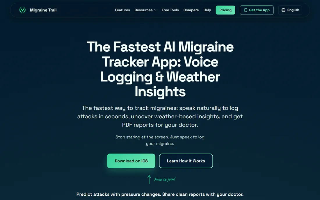Migraine Trail homepage